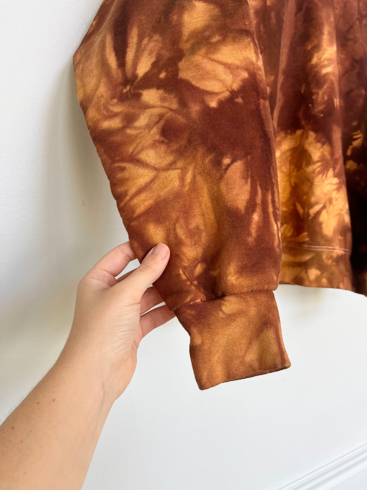 Tie Dye Sweatshirt | Brown