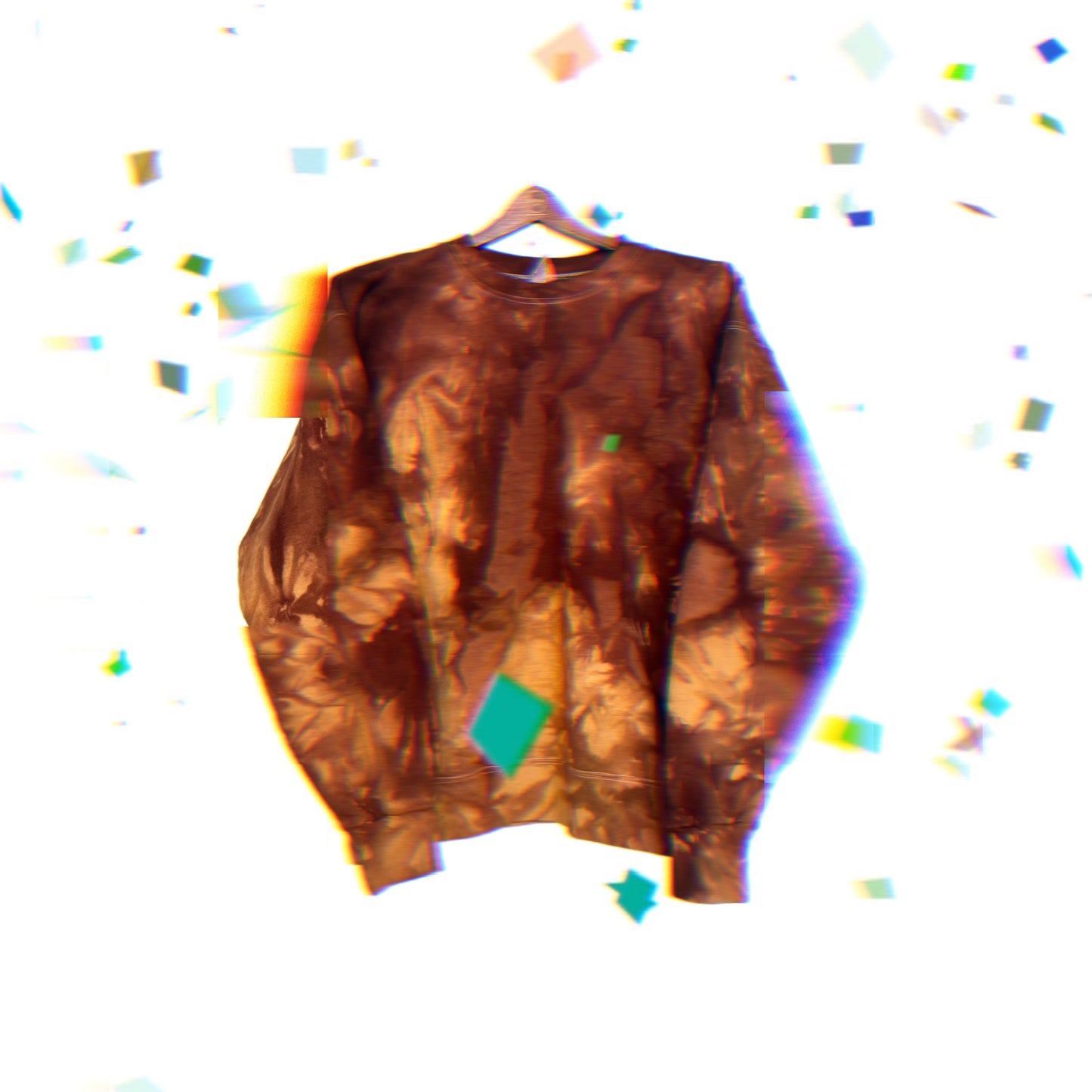 Tie Dye Sweatshirt | Brown