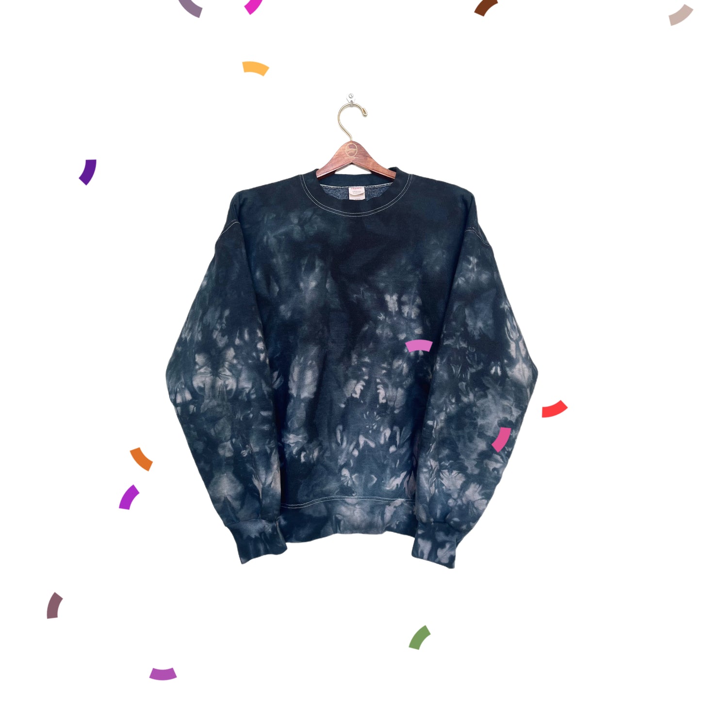 Tie Dye Sweatshirt | Black